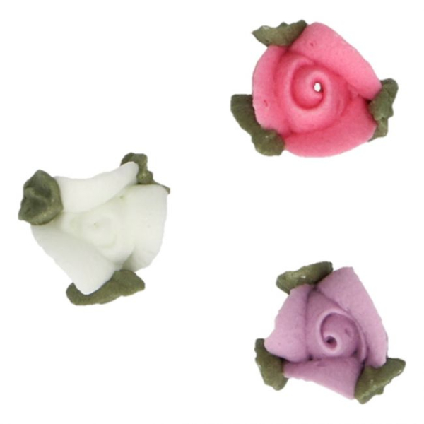 Sugar Decoration - Roses with Leaves